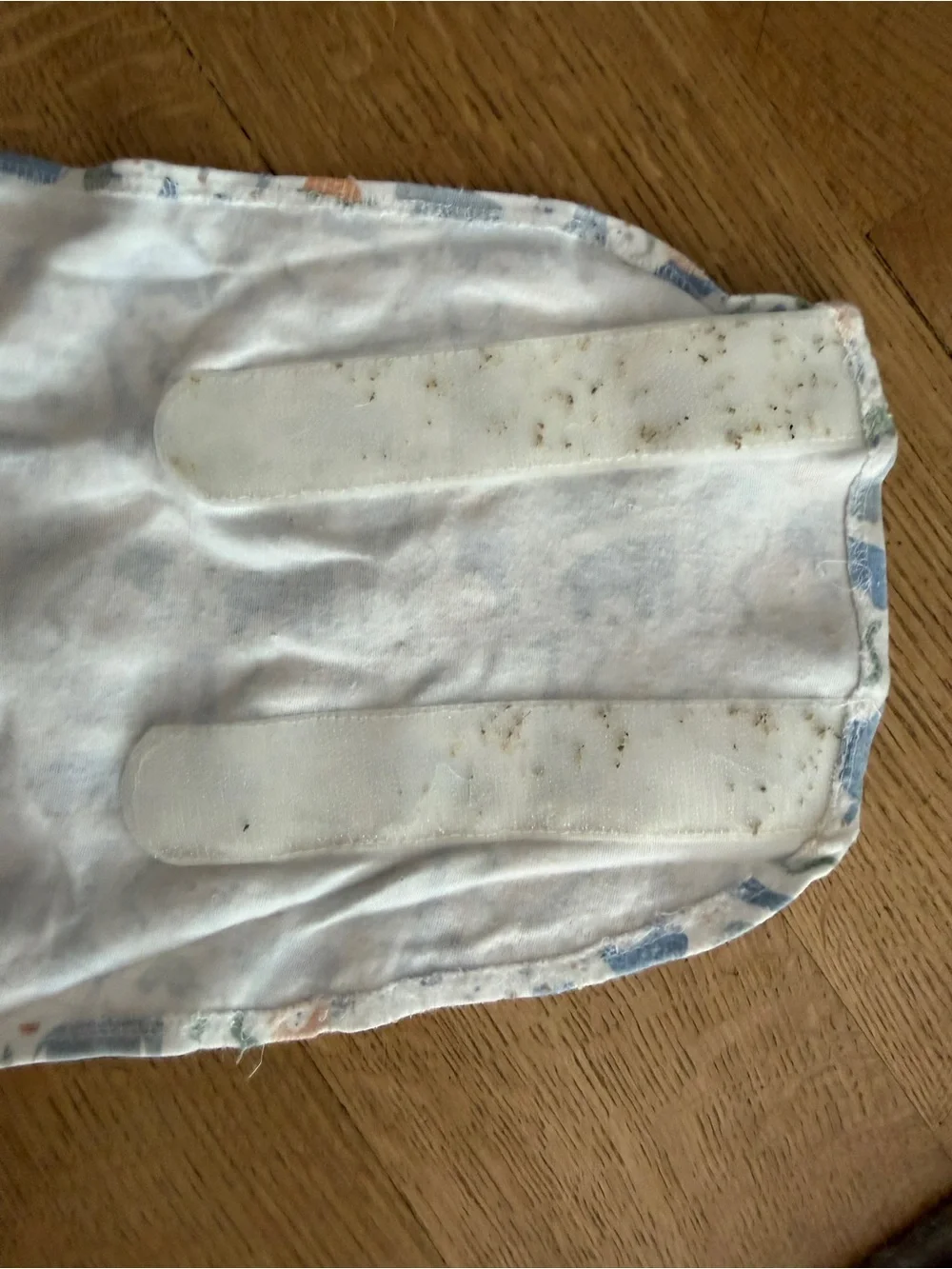 Halo Baby Sleep Sack in Blue and Cream Animal Print
